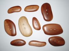 Dřevěné knoflíky - Skladem