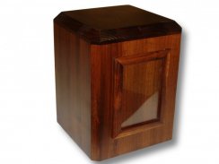 Dřevěná urna s rámečkem - UR11H
