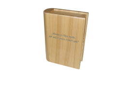 Urne aus Holz - Buch - UR15T