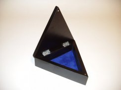 Velká šperkovnice - trojúhelník - E66 černá