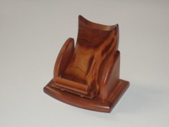Dřevěný luxusní stojánek na mobilní telefon- polohovatelný - SMT4S