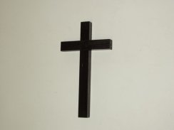 Jednoduchý nástěnný kříž K160