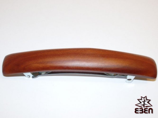 Dřevěná vlasová spona úzká M02Z - zaoblená