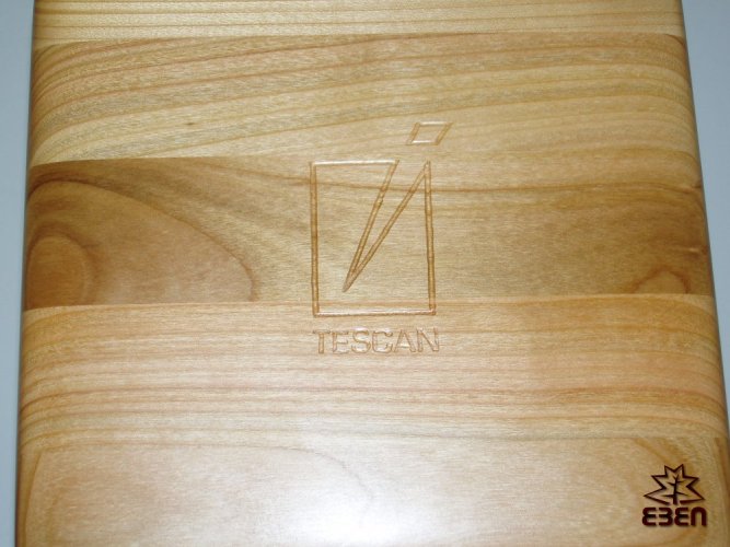 Rytina nápisu Tescan