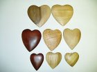 Pro všechny zamilované dřevěné srdce na stěnu.