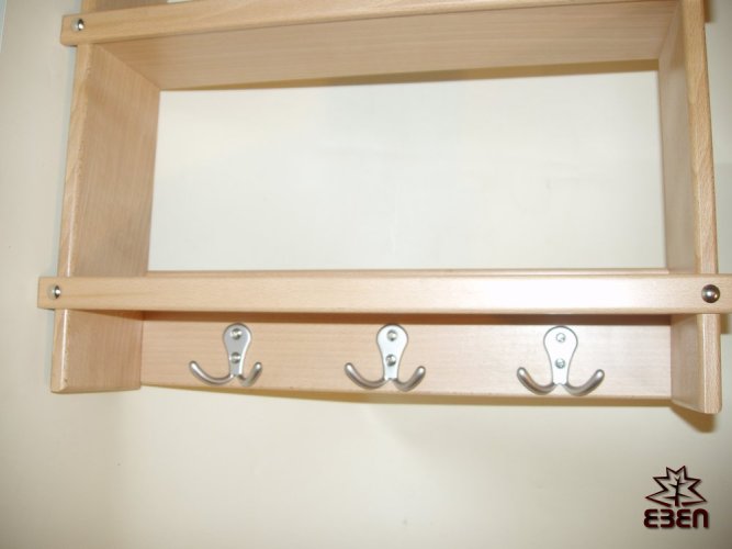 Velká polička na kořenky maxi s háčky - POL100B