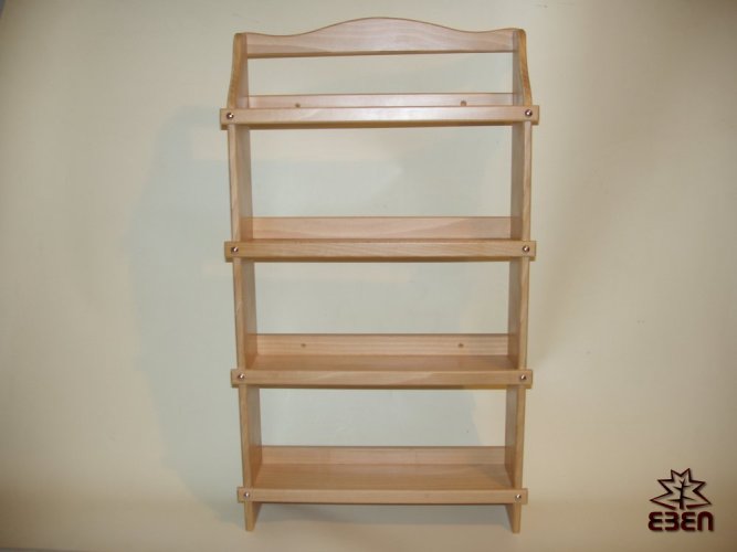 Velká polička na kořenky maxi s háčky - POL100B