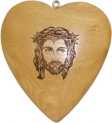Magisches Holzherz für Wandbehang